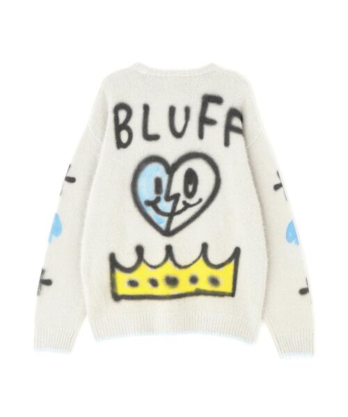 ROYAL FLASH(ロイヤルフラッシュ)の「guernika/ゲルニカ/Knit Sweater (Trump)(ニット/セーター・メンズ・グレー/ベージュ・F)」の16枚目の写真