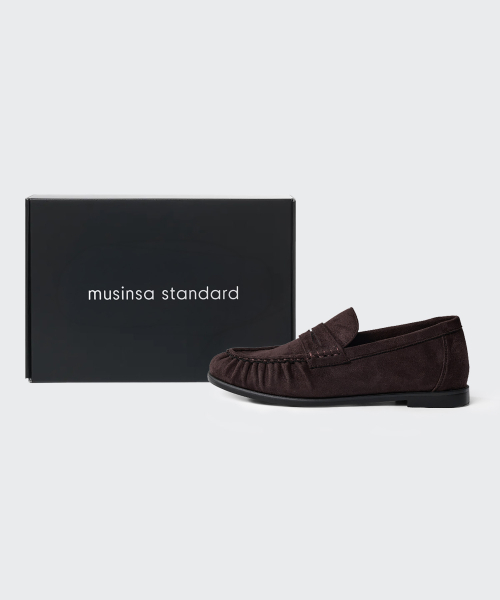 MUSINSA STANDARD WOMAN（ムシンサスタンダードウーマン）の「ウィメンズスエードシャーリングペニーローファー[ブラウン]（バレエシューズ・レディース・その他・23cm/23.5cm/24cm/24.5cm/25cm）」の11枚目の写真