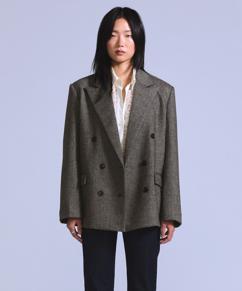 Levi's(リーバイス)の「Levi's/リーバイス BLUETAB(TM) ブレザー(テーラードジャケット・レディース・グレー・M/S/XS)」の2枚目の写真