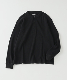ソフト ワッフル ヘンリー ロングスリーブ