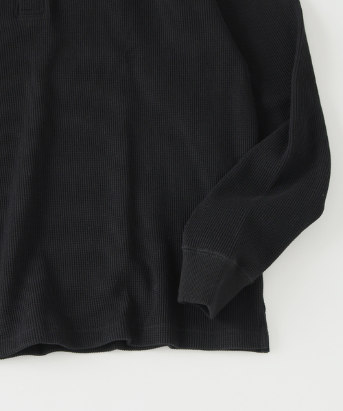 EDIFICE(エディフィス)の「ソフト ワッフル ヘンリー ロングスリーブ(Tシャツ/カットソー・メンズ・ホワイト/ブラック・MEDIUM/LARGE)」の10枚目の写真