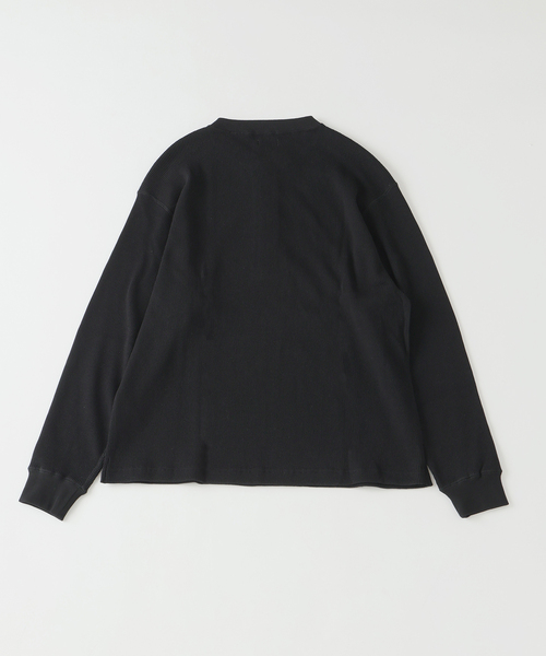 EDIFICE(エディフィス)の「ソフト ワッフル ヘンリー ロングスリーブ(Tシャツ/カットソー・メンズ・ホワイト/ブラック・MEDIUM/LARGE)」の11枚目の写真