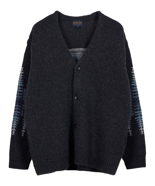 PENDLETON（ペンドルトン）の「PENDLETON/ペンドルトン シェットランド ウールカーディガン（カーディガン/ボレロ・メンズ・ブラック/ヘザーグレー/タン・LARGE/MEDIUM/SMALL）」の4枚目の写真