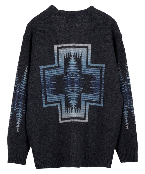 PENDLETON（ペンドルトン）の「PENDLETON/ペンドルトン シェットランド ウールカーディガン（カーディガン/ボレロ・メンズ・ブラック/ヘザーグレー/タン・LARGE/MEDIUM/SMALL）」の5枚目の写真