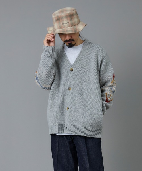 PENDLETON（ペンドルトン）の「PENDLETON/ペンドルトン シェットランド ウールカーディガン（カーディガン/ボレロ・メンズ・ブラック/ヘザーグレー/タン・LARGE/MEDIUM/SMALL）」の16枚目の写真