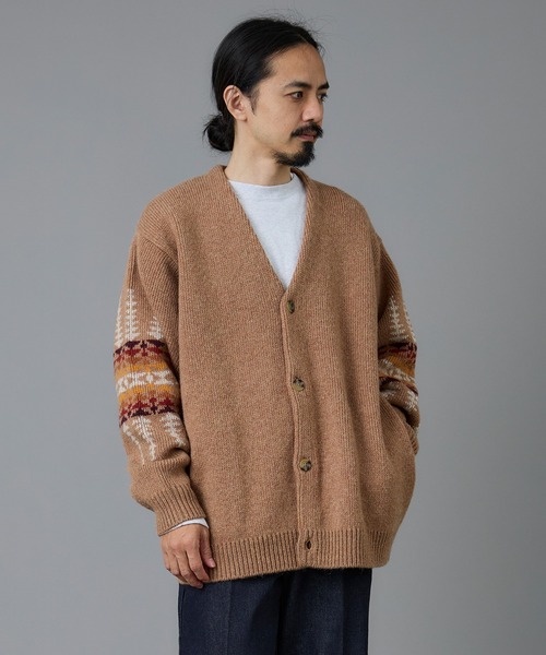 PENDLETON（ペンドルトン）の「PENDLETON/ペンドルトン シェットランド ウールカーディガン（カーディガン/ボレロ・メンズ・ブラック/ヘザーグレー/タン・LARGE/MEDIUM/SMALL）」の19枚目の写真