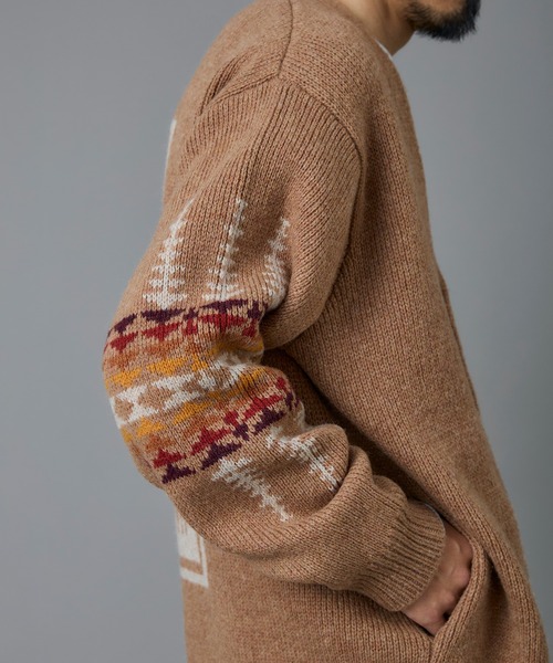 PENDLETON（ペンドルトン）の「PENDLETON/ペンドルトン シェットランド ウールカーディガン（カーディガン/ボレロ・メンズ・ブラック/ヘザーグレー/タン・LARGE/MEDIUM/SMALL）」の20枚目の写真