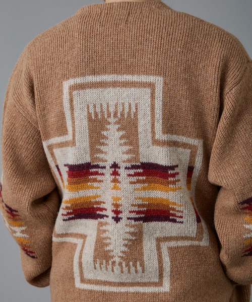 PENDLETON（ペンドルトン）の「PENDLETON/ペンドルトン シェットランド ウールカーディガン（カーディガン/ボレロ・メンズ・ブラック/ヘザーグレー/タン・LARGE/MEDIUM/SMALL）」の22枚目の写真