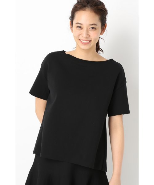 FIGARO Paris(フィガロパリ)の「ミラノリブウシロフレアープルオーバー◆(ニット/セーター・レディース・ホワイト/ブラック・FREE)」の2枚目の写真