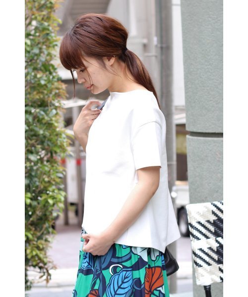 FIGARO Paris(フィガロパリ)の「ミラノリブウシロフレアープルオーバー◆(ニット/セーター・レディース・ホワイト/ブラック・FREE)」の7枚目の写真