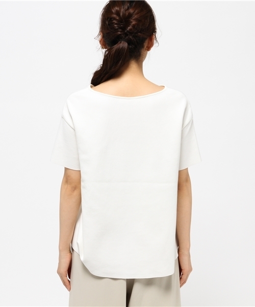 FIGARO Paris(フィガロパリ)の「ミラノリブウシロフレアープルオーバー◆(ニット/セーター・レディース・ホワイト/ブラック・FREE)」の10枚目の写真