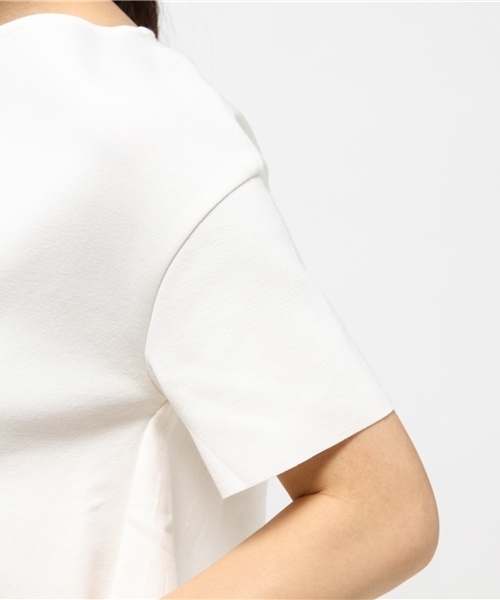 FIGARO Paris(フィガロパリ)の「ミラノリブウシロフレアープルオーバー◆(ニット/セーター・レディース・ホワイト/ブラック・FREE)」の12枚目の写真