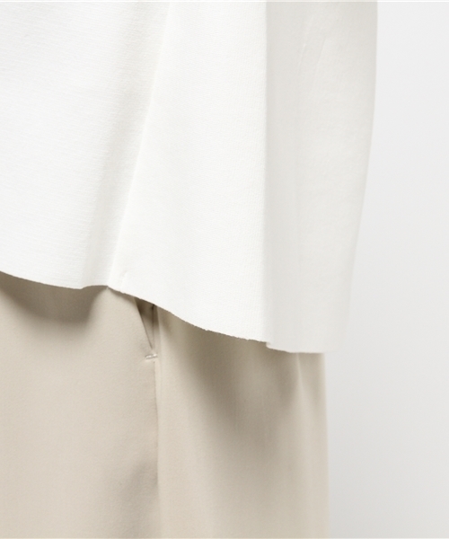 FIGARO Paris(フィガロパリ)の「ミラノリブウシロフレアープルオーバー◆(ニット/セーター・レディース・ホワイト/ブラック・FREE)」の13枚目の写真