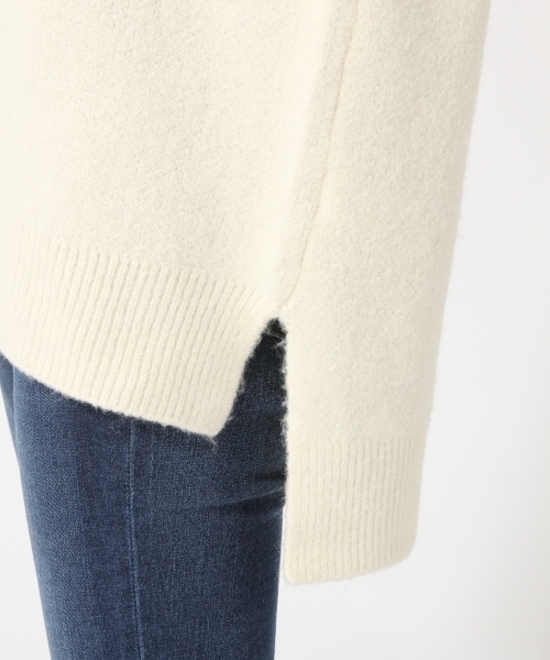 GLOBAL WORK（グローバルワーク）の「3ゲージストレッチブークレＶプルオーバー/729136（ニット/セーター・レディース・ブラック/グレー/ホワイト/ブルー系その他・SMALL/MEDIUM/LARGE）」の14枚目の写真