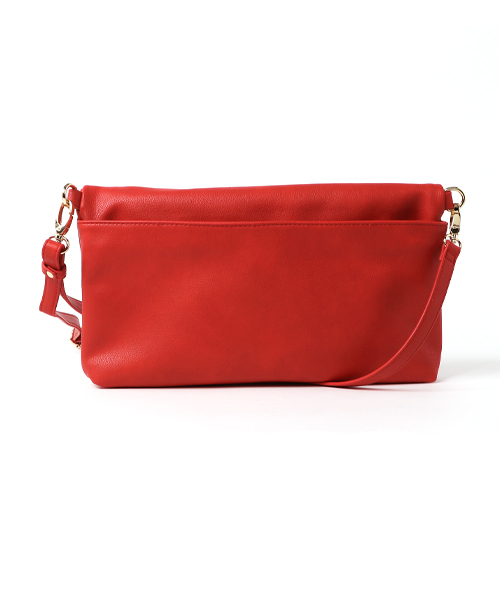 MONICA（モニカ）の「リングクラッチ＆ショルダー（クラッチバッグ・レディース・ホワイト/ブラック/グレー/モカ/ブルー/レッド・FREE）」の7枚目の写真