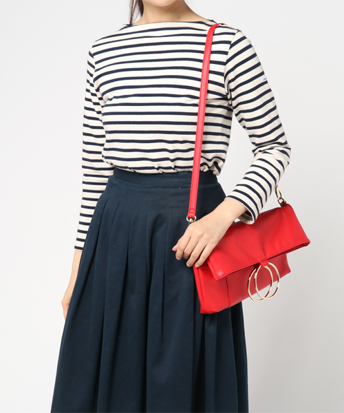 MONICA（モニカ）の「リングクラッチ＆ショルダー（クラッチバッグ・レディース・ホワイト/ブラック/グレー/モカ/ブルー/レッド・FREE）」の14枚目の写真