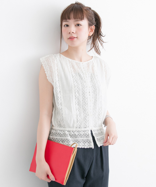 Urban Research アーバンリサーチ の Ur アンティークレースブラウス シャツ ブラウス Wear