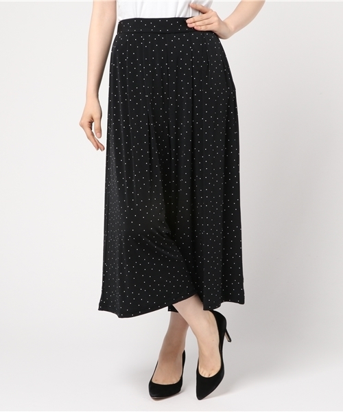 Honeys（ハニーズ）の「ガウチョパンツ（その他パンツ・レディース・ブラック系その他/ブルー系その他/ブラック/カーキ/ブラック系その他2・L/M）」の4枚目の写真