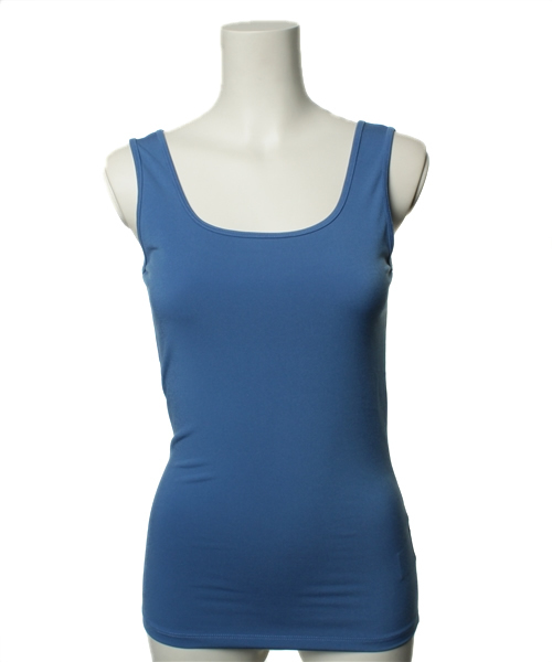 ROSE BUD（ローズバッド）の「STRECH TANK TOP（タンクトップ・レディース・ホワイト/オレンジ/マスタード/ブルー/ブラック・ONE SIZE）」の3枚目の写真