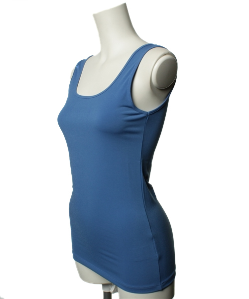 ROSE BUD（ローズバッド）の「STRECH TANK TOP（タンクトップ・レディース・ホワイト/オレンジ/マスタード/ブルー/ブラック・ONE SIZE）」の6枚目の写真