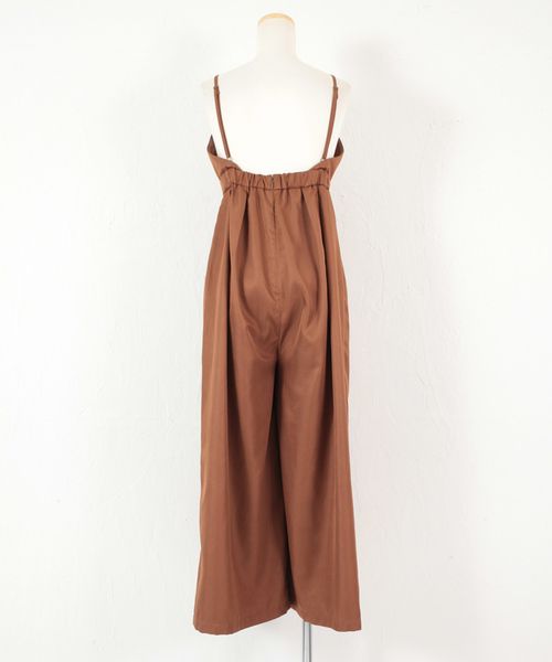 titivate(ティティベイト)の「ハイウエストワイドパンツオールインワン(つなぎ/オールインワン・レディース・ブラック/グレー/キャメル・M)」の10枚目の写真