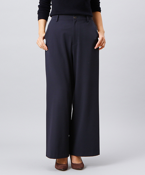 RIVE DROITE（リヴドロワ）の「ドライギャバセミワイドパンツ（その他パンツ・レディース・ベージュ/ネイビー/レンガ・36/38）」の13枚目の写真