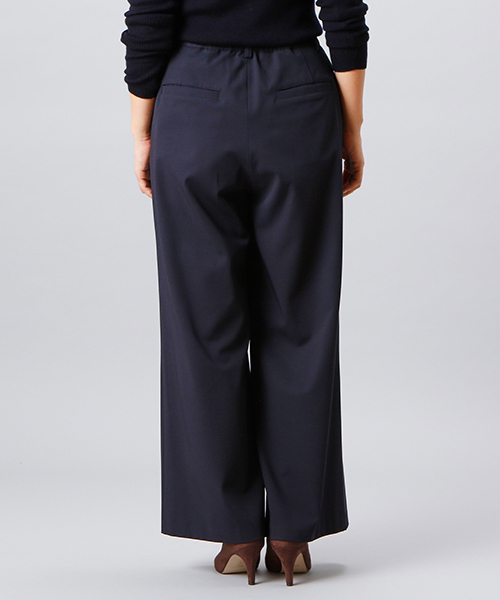 RIVE DROITE（リヴドロワ）の「ドライギャバセミワイドパンツ（その他パンツ・レディース・ベージュ/ネイビー/レンガ・36/38）」の7枚目の写真