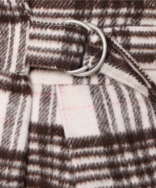 WEGO（ウィゴー）の「WEGO/シャギーチェックラップキュロット（その他パンツ・レディース・ベージュ系その他2/ホワイト系その他2・FREE）」の8枚目の写真