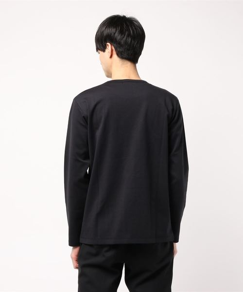 BLISS POINT（ブリスポイント）の「シルケットポンチクルー長袖/780368（Tシャツ/カットソー・メンズ・ブラック/ホワイト/グレー・MEDIUM/LARGE）」の5枚目の写真