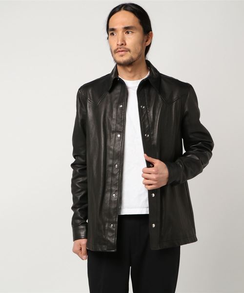 MUSHER マーシャー ラムレザー ライダース タトラス