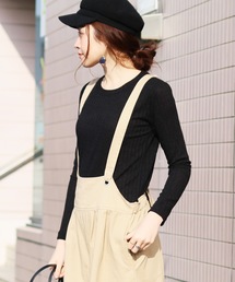 reca | 【プチプラ】ふんわりやわらかリブ　春ニットソー(Tシャツ/カットソー)