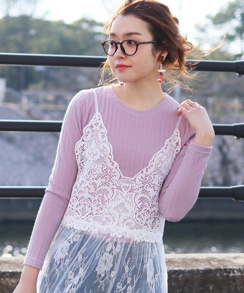 reca（レカ）の「【プチプラ】ふんわりやわらかリブ　春ニットソー（Tシャツ/カットソー・レディース・アイボリー/ブラック/グレー/パープル・FREE）」の9枚目の写真