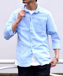 SHIPS（シップス）の「SU: 【COOL MAX】リネンシャツ ワイヤー 7スリーブ（シャツ/ブラウス）」