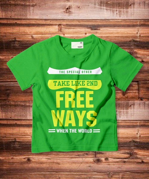 THE CASUAL（カジュアル）の「フロント プリント Tシャツ キッズ（Tシャツ/カットソー・キッズ・F/I/H/E/Q/P/N/O/S/T/M/G/R/A/B/L/D/C/J/K・110/130/100/120/140/150）」の5枚目の写真