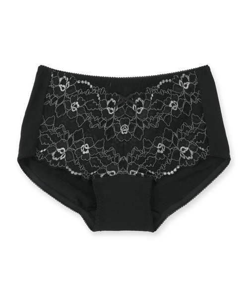 fran de lingerie(フランデランジェリー)の「fran SanitaryShorts サニタリーショーツ ヒップハング <ウィング対応>(ショーツ・レディース・ピンク/ネイビー/サックスブルー/クリアブラック/ミント/ブラック/サーモンピンク/ダークブルー/シルバーグレー・L/M/3L/S/LL)」の2枚目の写真