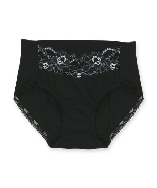 fran de lingerie(フランデランジェリー)の「fran SanitaryShorts サニタリーショーツ ヒップハング <ウィング対応>(ショーツ・レディース・ピンク/ネイビー/サックスブルー/クリアブラック/ミント/ブラック/サーモンピンク/ダークブルー/シルバーグレー・L/M/3L/S/LL)」の14枚目の写真