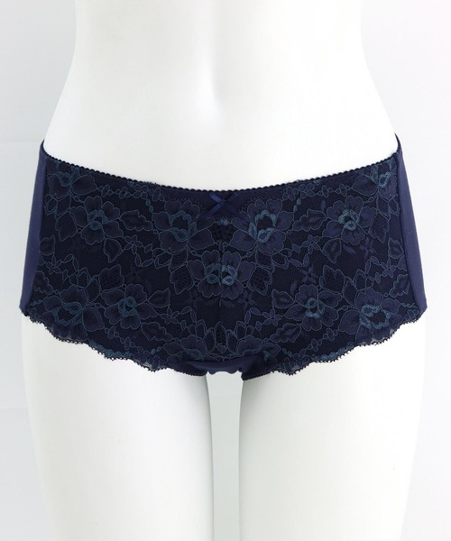 fran de lingerie(フランデランジェリー)の「fran SanitaryShorts サニタリーショーツ ヒップハング <ウィング対応>(ショーツ・レディース・ピンク/ネイビー/サックスブルー/クリアブラック/ミント/ブラック/サーモンピンク/ダークブルー/シルバーグレー・L/M/3L/S/LL)」の16枚目の写真
