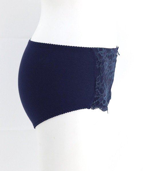 fran de lingerie(フランデランジェリー)の「fran SanitaryShorts サニタリーショーツ ヒップハング <ウィング対応>(ショーツ・レディース・ピンク/ネイビー/サックスブルー/クリアブラック/ミント/ブラック/サーモンピンク/ダークブルー/シルバーグレー・L/M/3L/S/LL)」の17枚目の写真