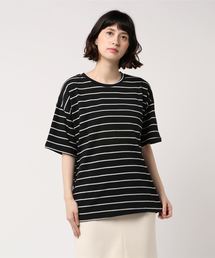 SONYUNARA デイリーストライプTシャツ