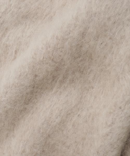 ADAM ET ROPE'(アダムエロペ)の「モヘヤシャギーストール(ストール/ショール・レディース・ベージュ系その他/グリーン系その他/イエロー・FREE)」の6枚目の写真