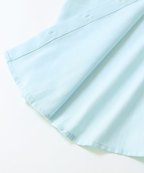 devirock（デビロック）の「ベーシックオックスフォードシャツ フォーマル（シャツ/ブラウス・キッズ・ピンク/ミント/ホワイト/ブルー・110cm/100cm/120cm/130cm/140cm/150cm/160cm）」の10枚目の写真