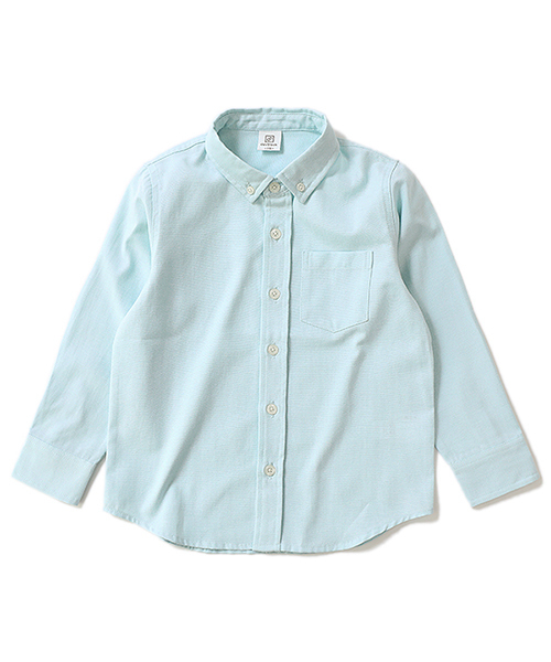 devirock（デビロック）の「ベーシックオックスフォードシャツ フォーマル（シャツ/ブラウス・キッズ・ピンク/ミント/ホワイト/ブルー・110cm/100cm/120cm/130cm/140cm/150cm/160cm）」の13枚目の写真