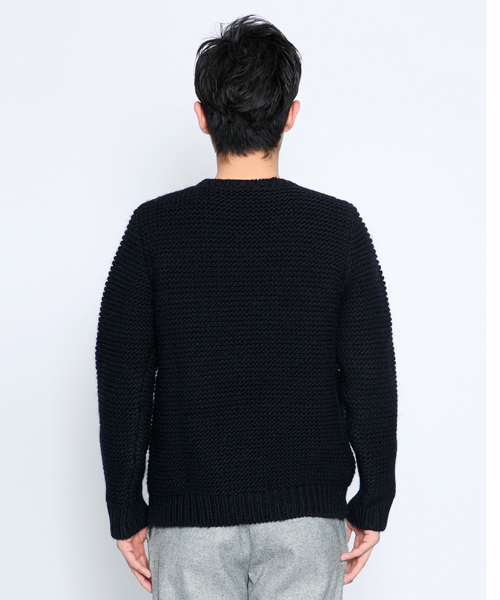 SILAS（サイラス）の「WL CREW KNIT（ニット/セーター・メンズ・ホワイト/グリーン/ネイビー・1/2/3）」の5枚目の写真