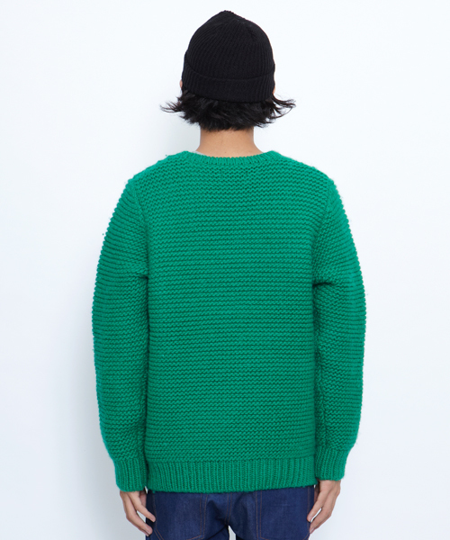 SILAS（サイラス）の「WL CREW KNIT（ニット/セーター・メンズ・ホワイト/グリーン/ネイビー・1/2/3）」の7枚目の写真