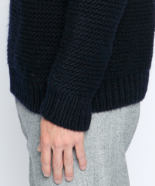 SILAS（サイラス）の「WL CREW KNIT（ニット/セーター・メンズ・ホワイト/グリーン/ネイビー・1/2/3）」の9枚目の写真