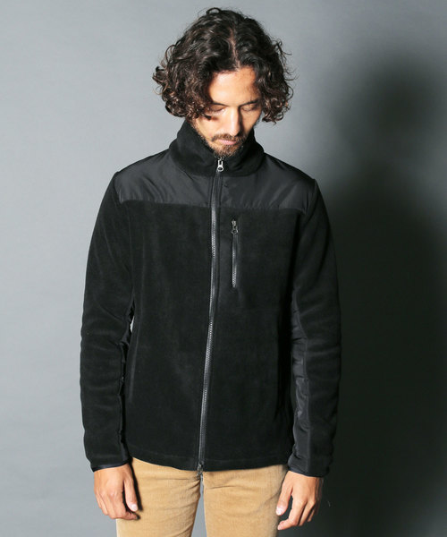 Magine(マージン)の「【Magine】FLEECE SWITCHING NYLON STAND JKT スタンドジャケット/1834-65(ブルゾン・メンズ・ブラック/ベージュ/グレー・44/46/48)」の16枚目の写真