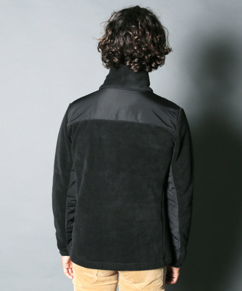 Magine(マージン)の「【Magine】FLEECE SWITCHING NYLON STAND JKT スタンドジャケット/1834-65(ブルゾン・メンズ・ブラック/ベージュ/グレー・44/46/48)」の9枚目の写真