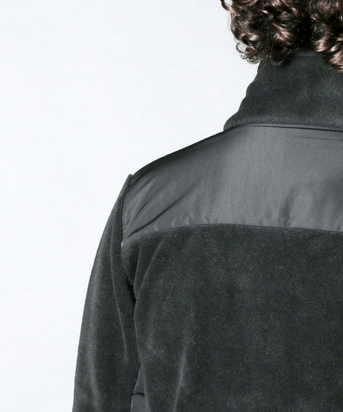 Magine(マージン)の「【Magine】FLEECE SWITCHING NYLON STAND JKT スタンドジャケット/1834-65(ブルゾン・メンズ・ブラック/ベージュ/グレー・44/46/48)」の8枚目の写真