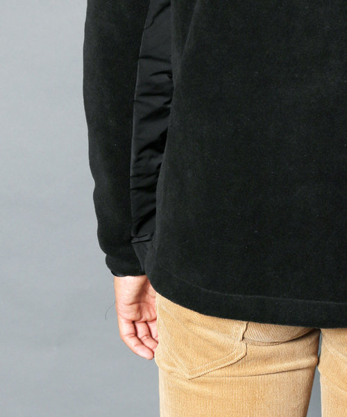 Magine(マージン)の「【Magine】FLEECE SWITCHING NYLON STAND JKT スタンドジャケット/1834-65(ブルゾン・メンズ・ブラック/ベージュ/グレー・44/46/48)」の7枚目の写真