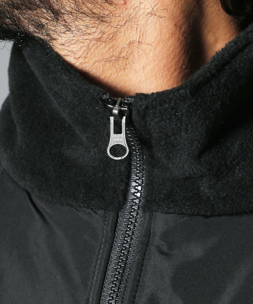 Magine(マージン)の「【Magine】FLEECE SWITCHING NYLON STAND JKT スタンドジャケット/1834-65(ブルゾン・メンズ・ブラック/ベージュ/グレー・44/46/48)」の6枚目の写真